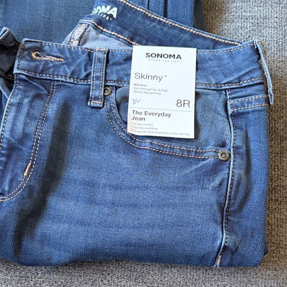 Sonoma Denim - SONOMA Skinny The Everyday Jean - Dark Blue Denim